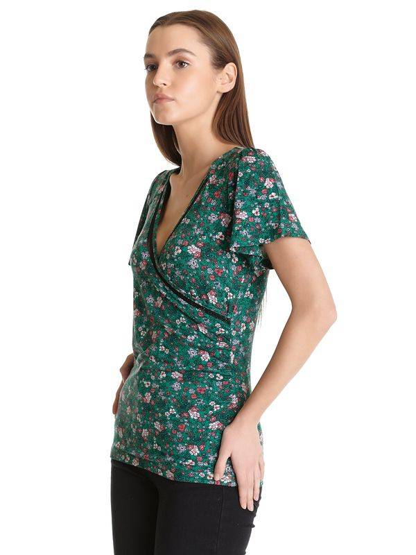 Nastrovje Potsdam Vive Maria Garden Of Eden Damen T-Shirt grün allover Nur für heute