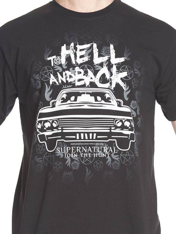 Nastrovje Potsdam Supernatural To Hell Herren T-Shirt schwarz Riesige Rabatte