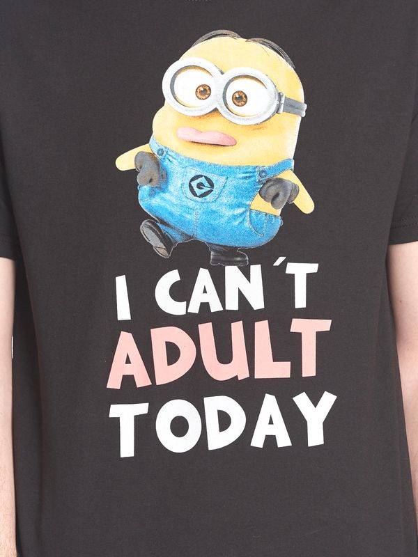 Nastrovje Potsdam Minions Adult Herren T-Shirt schwarz 50% Rabatt mit kostenlosem Versand