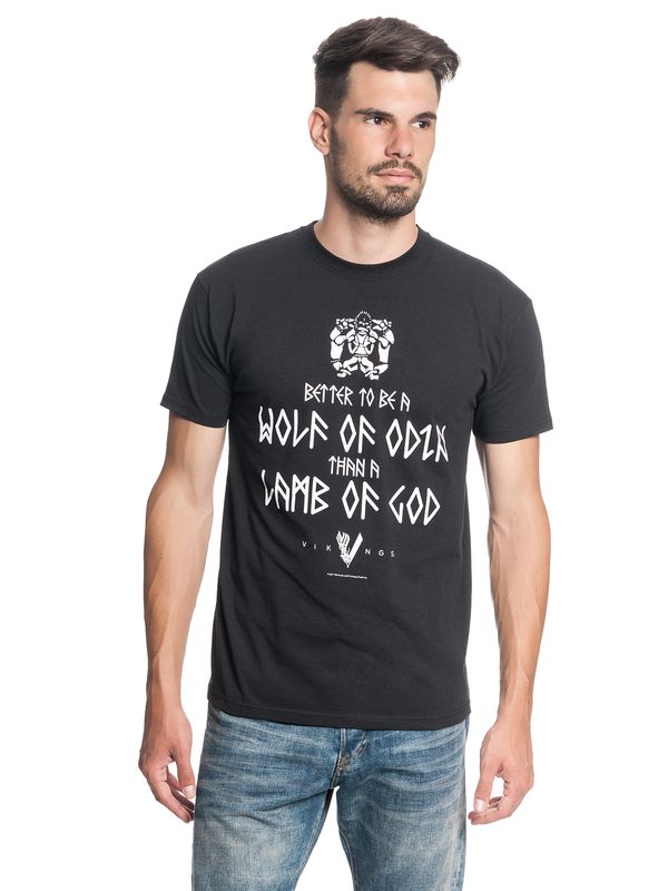 Nastrovje Potsdam Vikings Wolf Of Odin Herren T-Shirt schwarz Clearance-Verkauf