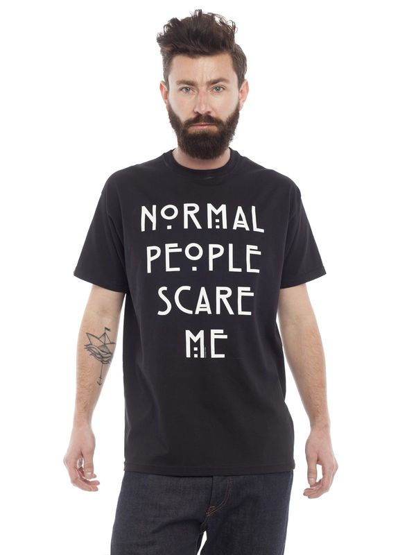 Nastrovje Potsdam American Horror Story Normal People Herren T-Shirt schwarz Begrenzt auf 3 Tage