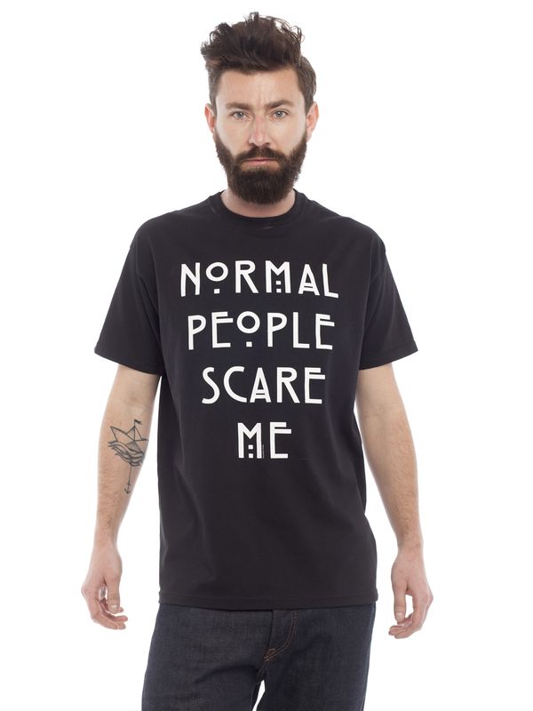 Nastrovje Potsdam American Horror Story Normal People Herren T-Shirt schwarz Begrenzt auf 3 Tage