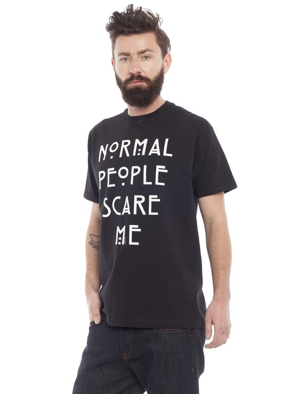 Nastrovje Potsdam American Horror Story Normal People Herren T-Shirt schwarz Begrenzt auf 3 Tage
