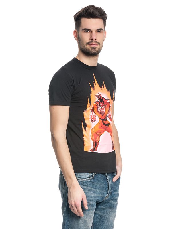 Nastrovje Potsdam Dragon Ball Z Songoku On Fire Männer T-Shirt Black Friday Preise