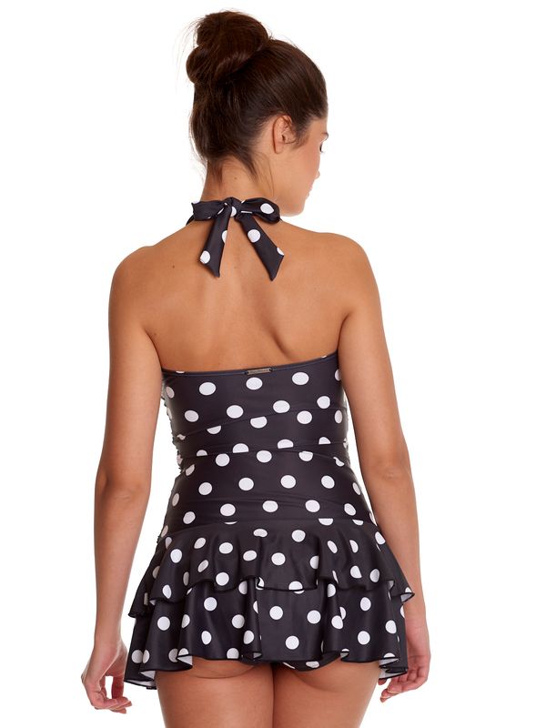 Nastrovje Potsdam Pussy Deluxe Black Classic Summer Damen Badeanzug schwarz allover Weihnachtsangebot