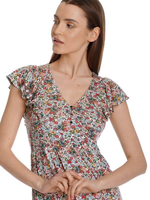 Nastrovje Potsdam Vive Maria French Girl Damen A-Linien-Kleid creme/allover Neueste Mode