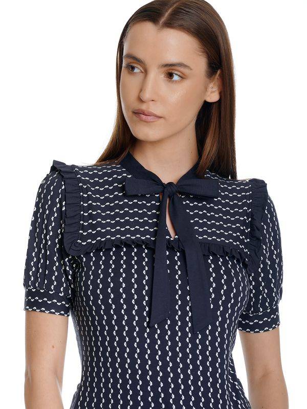 Nastrovje Potsdam Vive Maria Romantic Sailor Damen Blusenshirt blau allover Exklusive Angebote