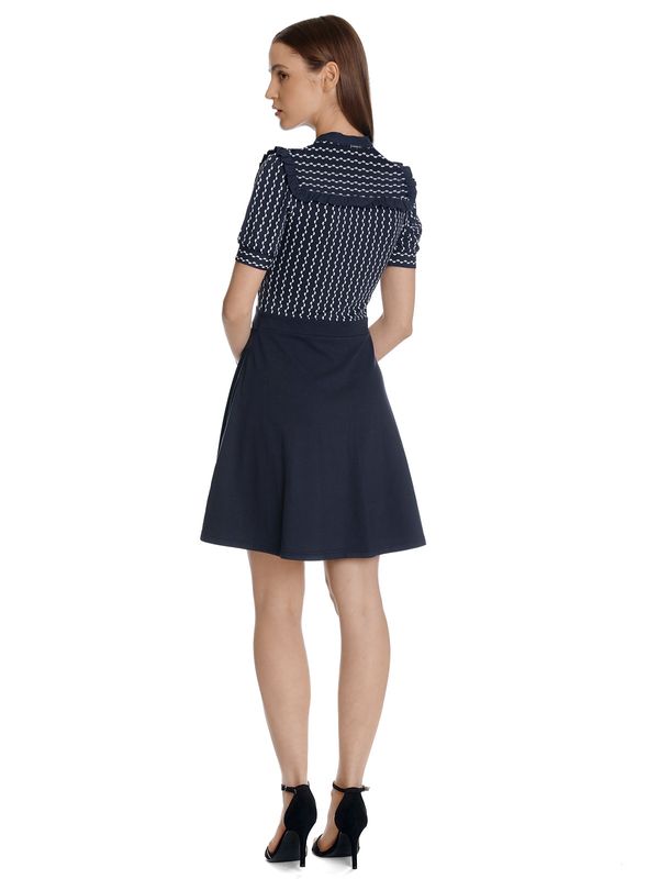 Nastrovje Potsdam Vive Maria Romantic Sailor Damen A-Linien-Kleid blau allover Große Rabatte