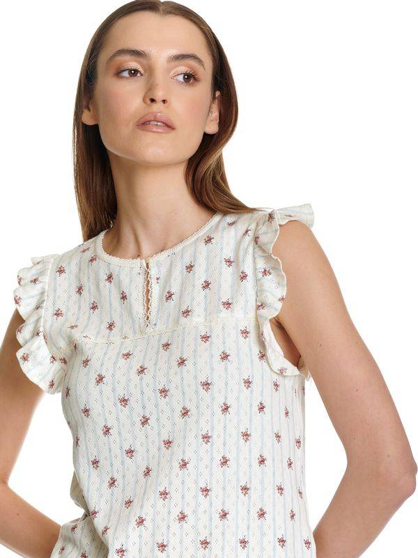 Nastrovje Potsdam Vive Maria Fleur De Nuit Damen Pyjama creme/allover Neueste Stile