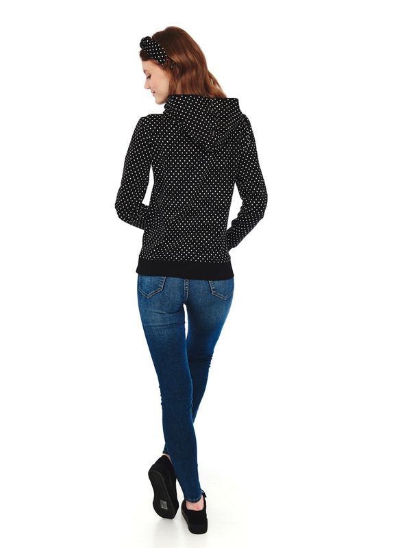 Nastrovje Potsdam Pussy Deluxe Dots Shawl Damen Schalkragenpullover schwarz Zeitbegrenzte Promotion