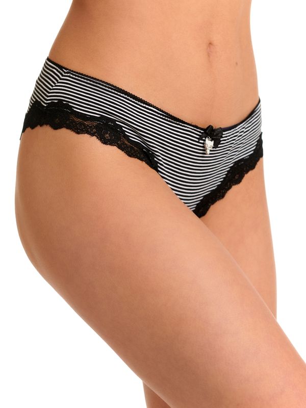 Nastrovje Potsdam Pussy Deluxe 3er Set Damen Slip-Set schwarz allover Bis zu 50% Rabatt