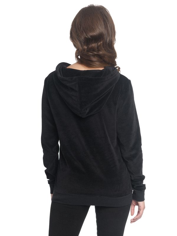 Nastrovje Potsdam Pussy Deluxe Classic Fluffy Hoodie schwarz Fabrikladen