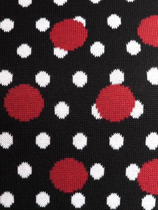 Nastrovje Potsdam Pussy Deluxe Mixed Dotties Knit Pullover schwarz allover Begrenzt auf 3 Tage