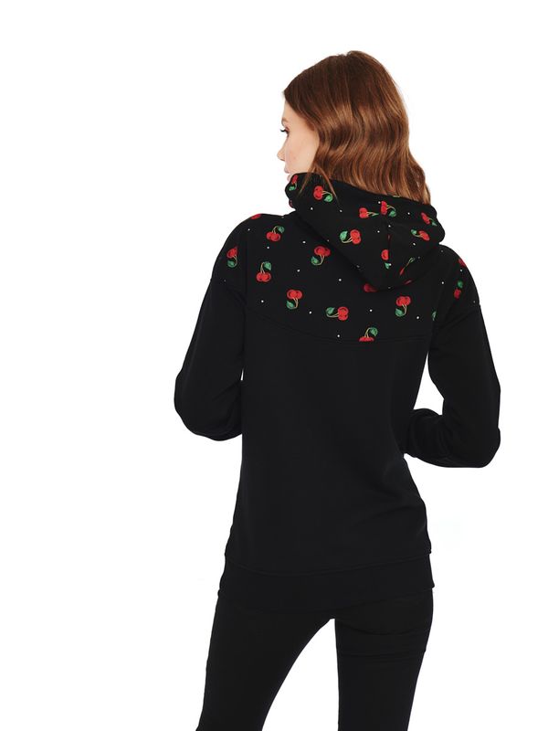 Nastrovje Potsdam Pussy Deluxe Cherry Bomb Schalkragenpullover für Damen zollfrei
