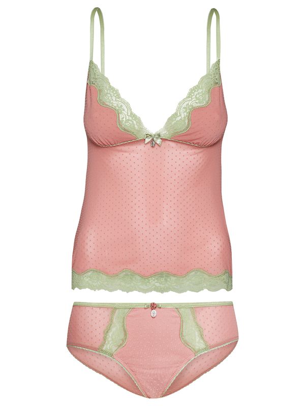 Nastrovje Potsdam Vive Maria Rose & Pistache Damen Wäscheset: Top mit Panty lightpink Verkauf