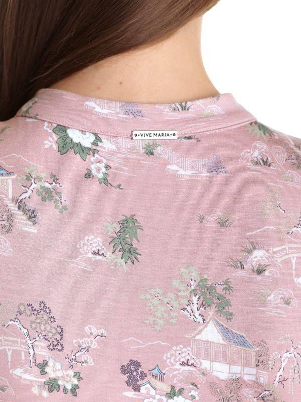 Nastrovje Potsdam Vive Maria Chinese Teahouse Damen V-Shirt lightpink allover Angebote