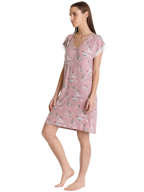 Nastrovje Potsdam Vive Maria Teahouse Rose Damen Nachthemd lightpink allover Hotsell