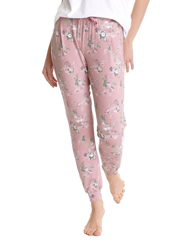 Nastrovje Potsdam Vive Maria Chinese Teahouse Damen Schlafhose lightpink allover im Angebot