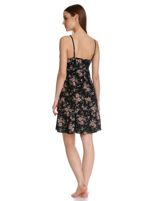 Nastrovje Potsdam Vive Maria Hibiscus Dream Damen Negligée schwarz allover Fabrikverkauf