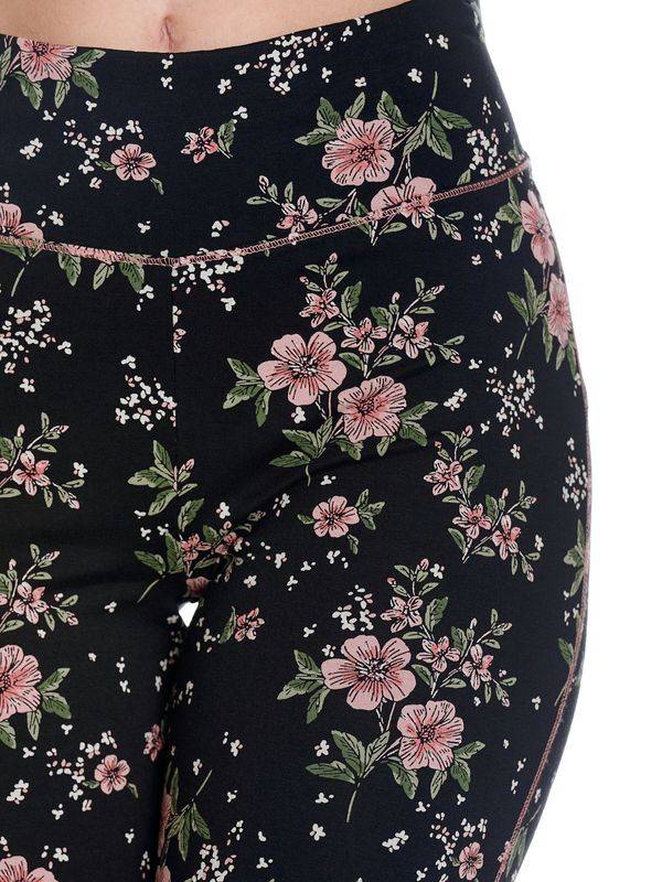 Nastrovje Potsdam Vive Maria Hibiscus Love Damen Leggings schwarz allover Blitzverkäufe