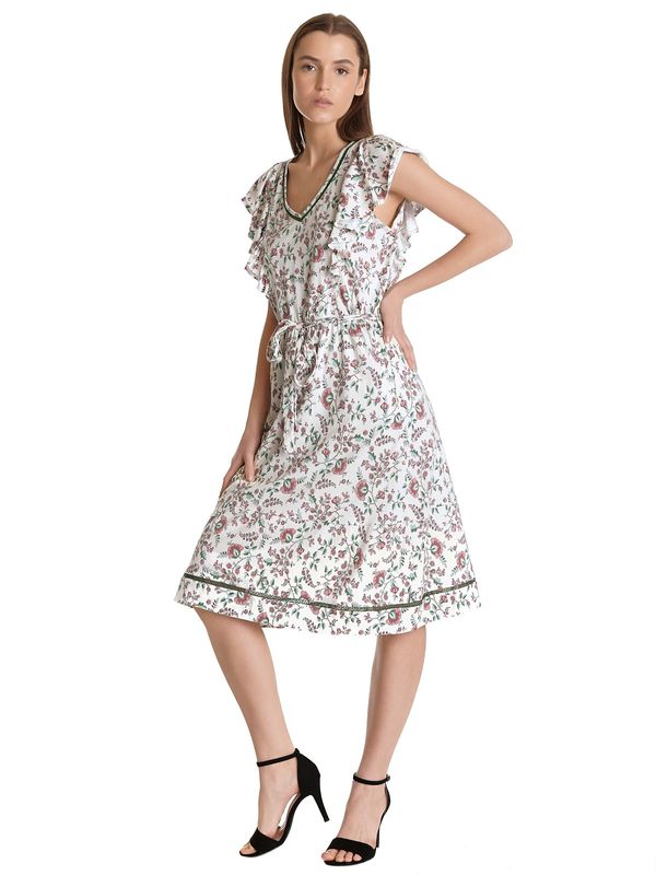Nastrovje Potsdam Vive Maria Garden Girl Damen A-Linien-Kleid creme/allover Fabrik Onlineshop