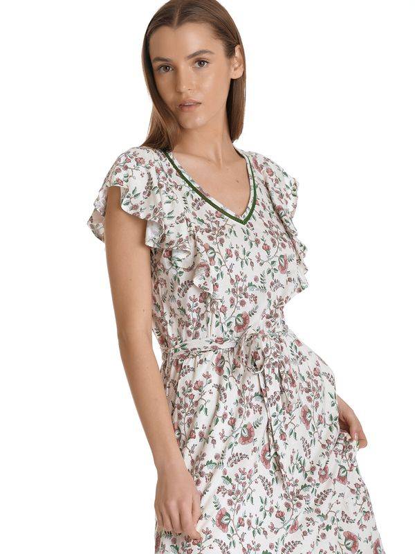 Nastrovje Potsdam Vive Maria Garden Girl Damen A-Linien-Kleid creme/allover Fabrik Onlineshop