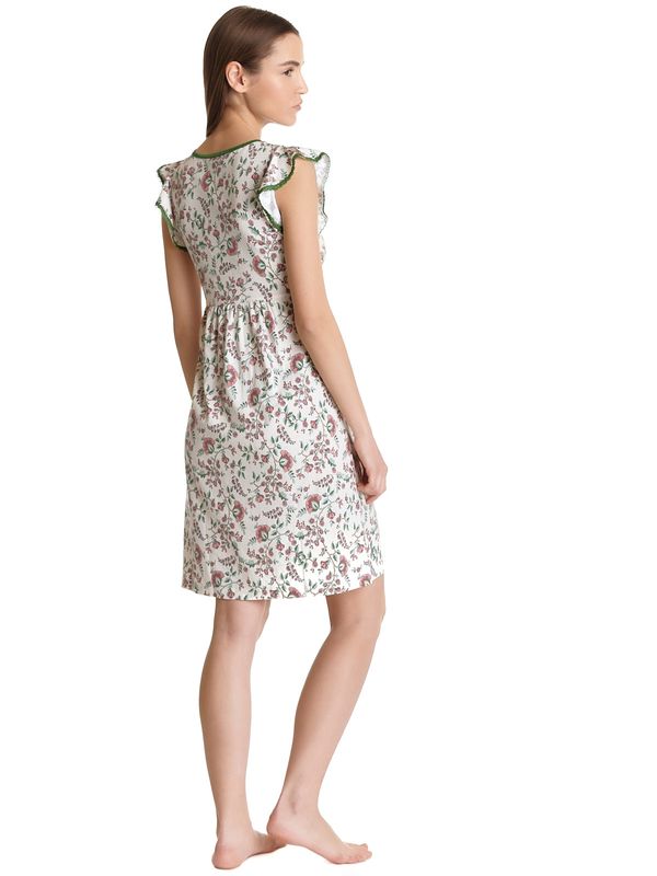 Nastrovje Potsdam Vive Maria Hidden Garden Damen Nachthemd creme/allover Fabrikpreis