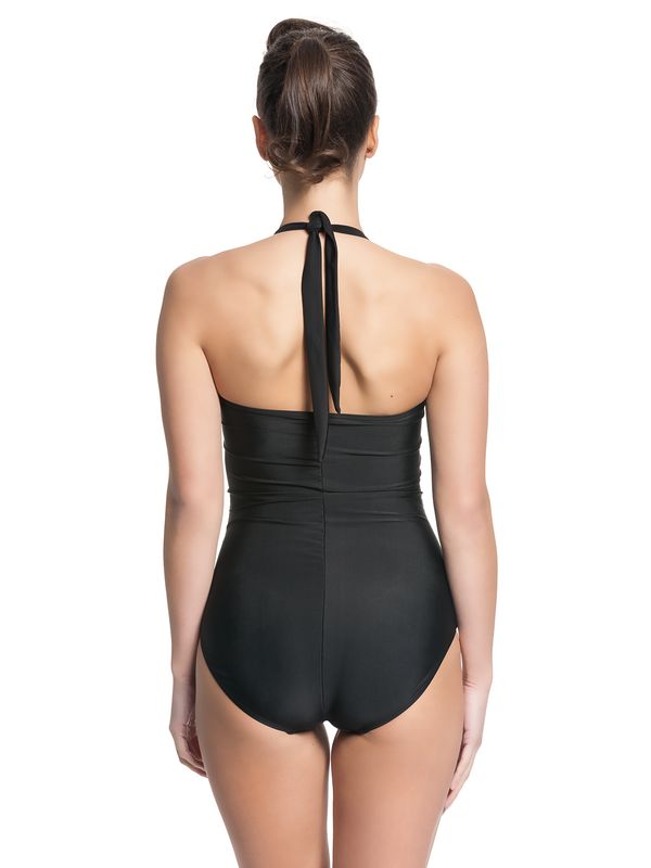Nastrovje Potsdam Pussy Deluxe Roxy Checkered Damen Badeanzug schwarz allover Black Friday