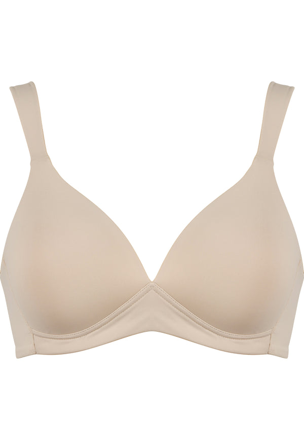 ﻿Naturana Bügelloser Soft-BH mit Schale - Light Beige Super Sparpreis