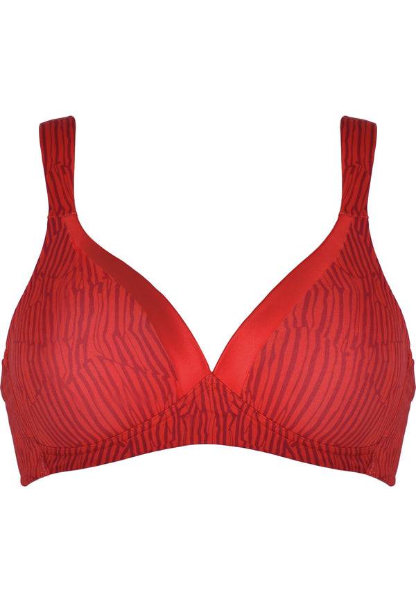 Naturana Bügelloser BH mit Schale und Glanzband - Negroni Print Wochenangebot