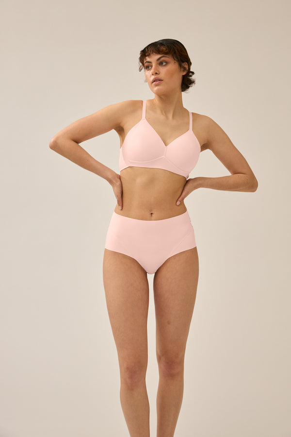 Naturana Soft-BH mit Side Smoother Effekt - Blush Letzte 2 Tage