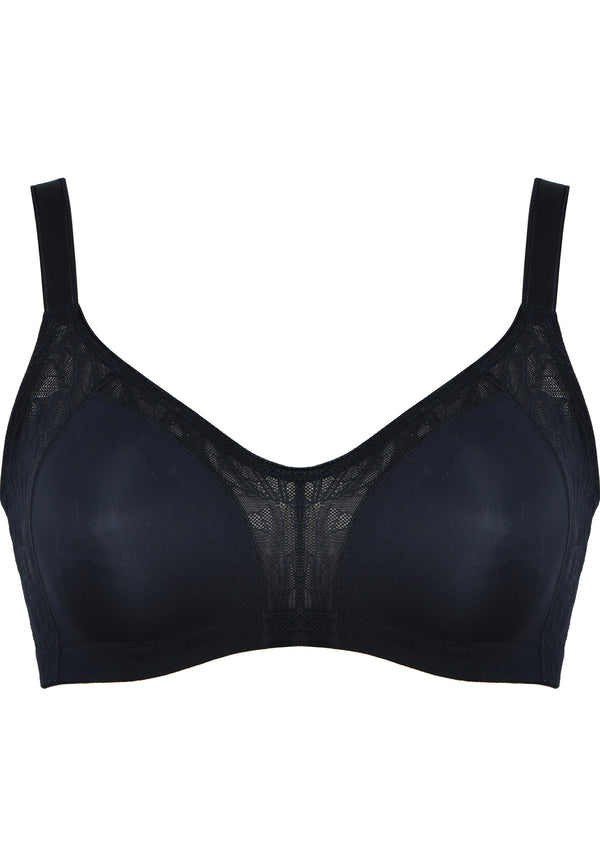 Naturana Minimizer und Side Smoother BH mit Spitze - Schwarz Bis zu 50% Rabatt