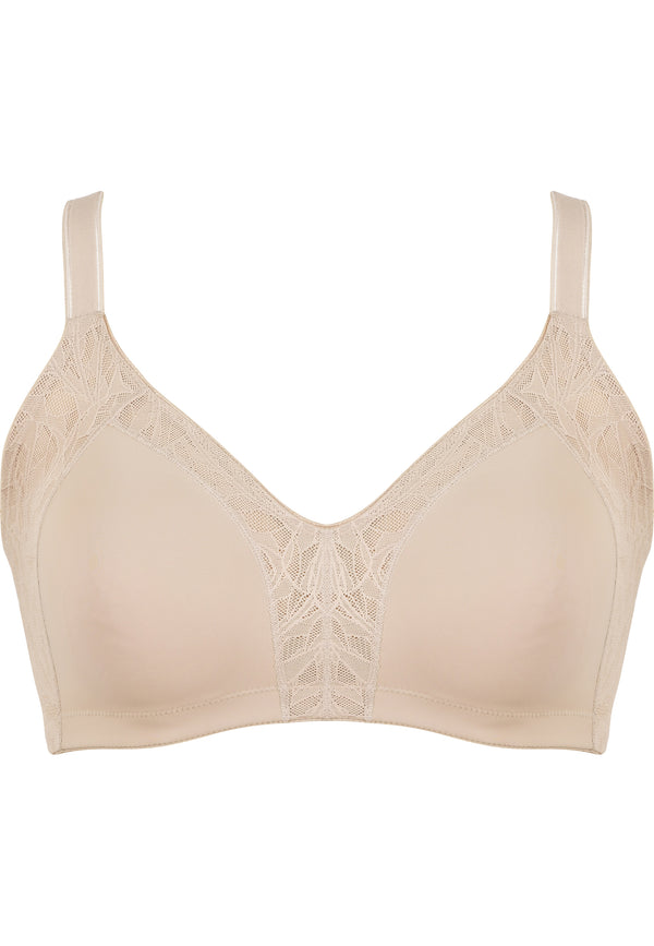 Naturana Minimizer und Side Smoother BH mit Spitze - Light Beige Bis zu 60% Rabatt