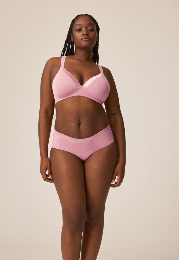 Naturana Bügelloser BH mit Schale und Glanzband - Smoked Orchid Bis zu 65% Rabatt