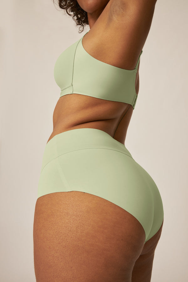 Naturana Soft-BH mit Side Smoother Effekt - Pale Greenshield Sonderangebot der Fabrik