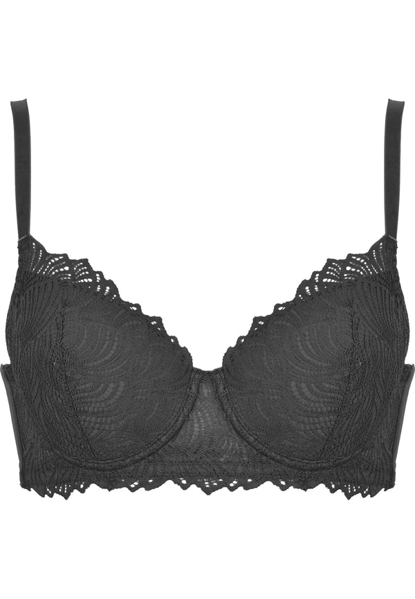 Naturana Bügel-BH mit Spitze - Schwarz Super Rabatt
