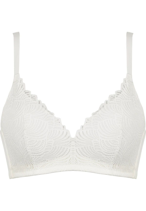 Naturana Soft-BH mit Schale und Spitze - Ecru Im Verkauf