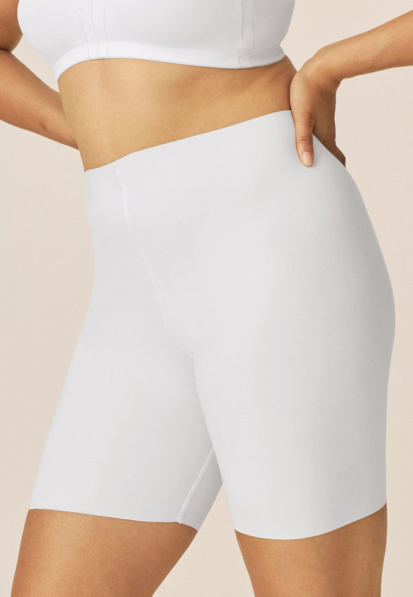 Naturana Baumwoll-Radlershort Cleancut - Weiss Outlet