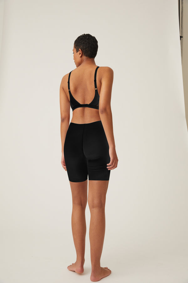 Naturana Baumwoll-Radlershort Cleancut - Schwarz Auslauf