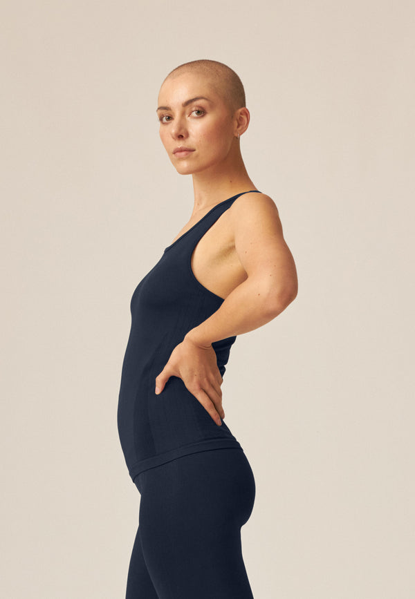 Naturana Sport Top - Dark Blue Günstiger Verkauf