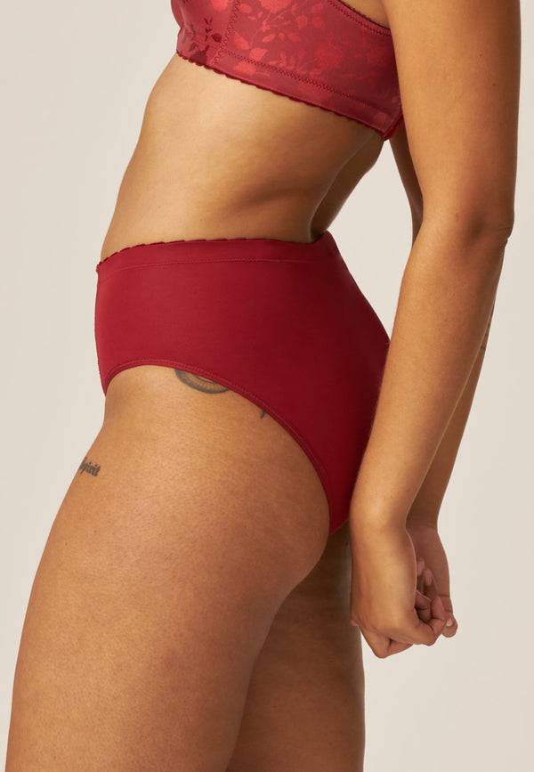 Naturana Minimizer Slip im Blumenmuster - Deep Claret Blitzverkäufe