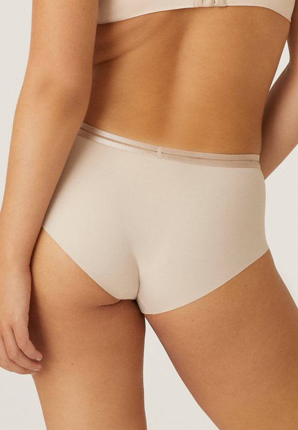 Naturana Clean Cut Panty mit Mesh-Details - Light Beige Fabrik Onlineshop