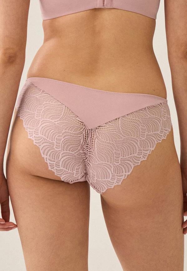 Naturana Slip mit Spitzendetails - Pink Rose Sonderangebot