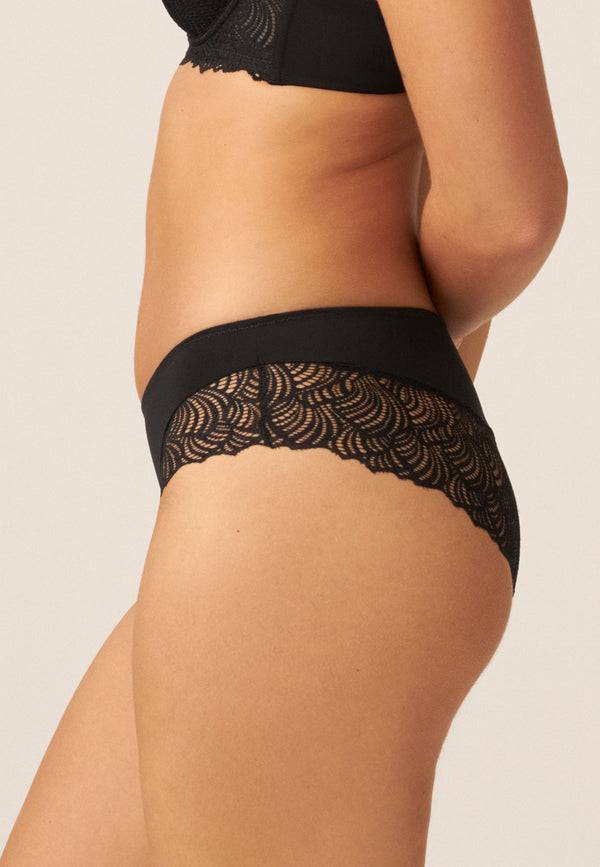 Naturana Panty mit Spitzendetails - Schwarz Günstig kaufen