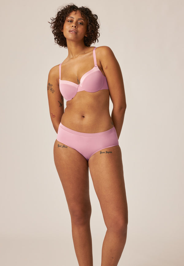 Naturana Softer Slip mit Glanzband - Smoked Orchid Flash Sale
