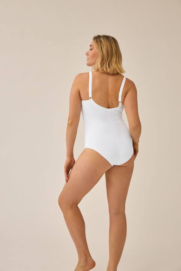 Naturana Minimizer Soft-Body mit Glanzband - Weiss Saisonschlussverkauf