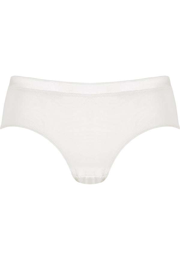 Naturana Softer Slip mit Glanzband - Ecru Vatertagsangebot