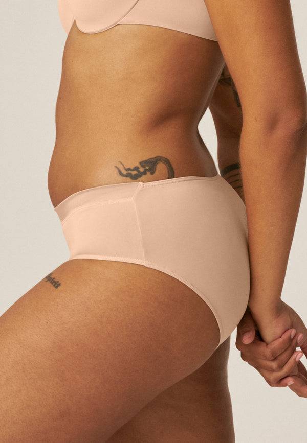 Naturana Softer Slip mit Glanzband - Light Beige Jubiläumsangebot