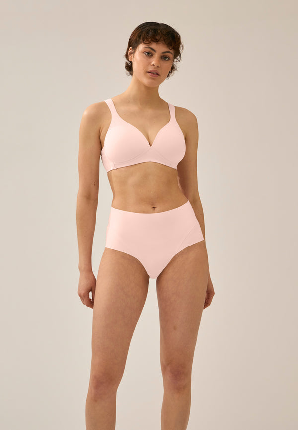 Naturana High Waist Slip mit leichtem Shape-Effekt - Blush Sonderangebote