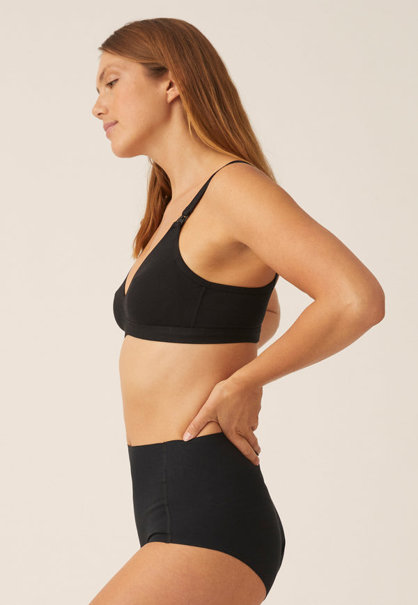 Naturana Still-BH aus Baumwolle - Schwarz Wochenangebot